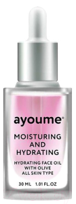 

Масло для лица Ayoume, Moisturing & Hydrating Face oil with Olive New увлажняющее