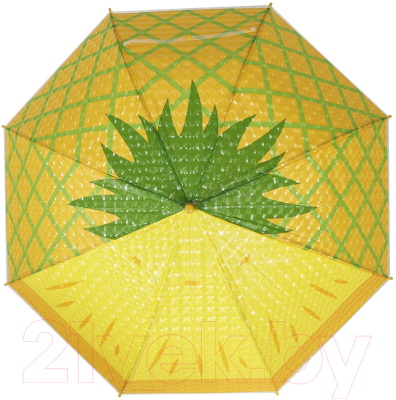 Зонт-трость Михи Михи Ананас с 3D эффектом / MM10403 (желтый)