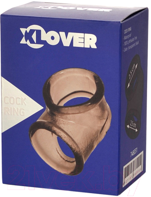 Эрекционное кольцо ToyFa XLover / 748031 (черный)