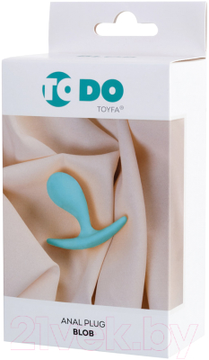 Пробка интимная ToyFa ToDo Blob 357020 (мятный)