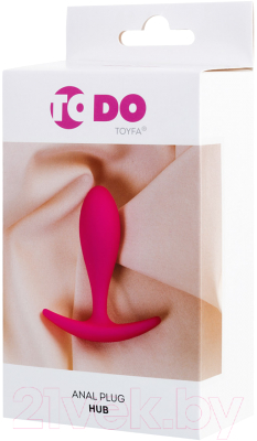 Пробка интимная ToyFa ToDo Hub / 357021 (розовый)