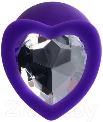 Пробка интимная ToyFa ToDo Diamond Heart / 357026 (фиолетовый)