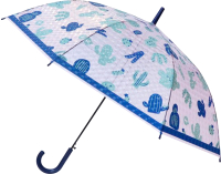 Зонт-трость Михи Михи Кактусы с 3D эффектом / MM10397 (синий) - 