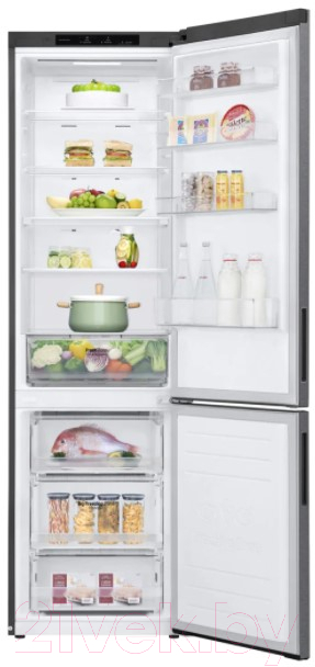 Холодильник с морозильником LG GA-B509CLCL — фото 9