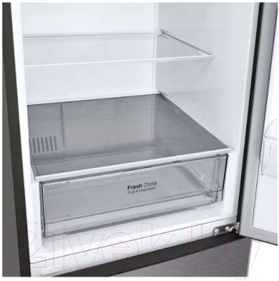 Холодильник с морозильником LG GA-B509CLCL