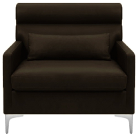 Кресло мягкое Brioli Отто (L13/коричневый) - 