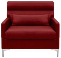 Кресло мягкое Brioli Отто (L16/вишневый) - 