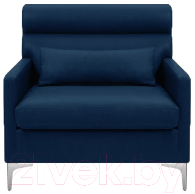 Кресло мягкое Brioli Отто (L18/синий)