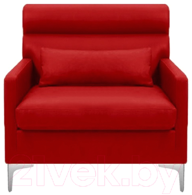Кресло мягкое Brioli Отто (L19/красный)