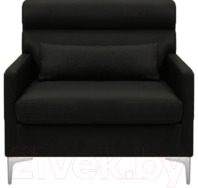 Кресло мягкое Brioli Отто (L22/черный)