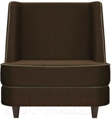 Кресло мягкое Brioli Рико (J5/коричневый)