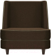 Кресло мягкое Brioli Рико (J5/коричневый) - 
