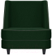 Кресло мягкое Brioli Рико (J8/темно-зеленый) - 