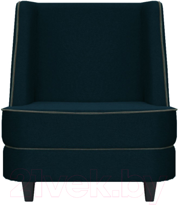 Кресло мягкое Brioli Рико (J17/темно-синий)