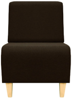 Кресло мягкое Brioli Руди Д (J5/коричневый) - 