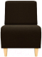 Кресло мягкое Brioli Руди Д (J5/коричневый) - 