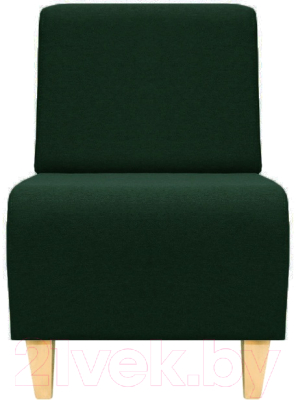 Кресло мягкое Brioli Руди Д (J8/темно-зеленый)