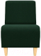 Кресло мягкое Brioli Руди Д (J8/темно-зеленый) - 