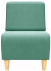Кресло мягкое Brioli Руди Д (J14/голубой) - 