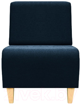 Кресло мягкое Brioli Руди Д (J17/темно-синий)