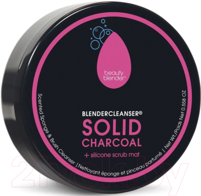 Средство для очищения кистей/спонжей Beautyblender Blendercleanser Solid Charcoal (15г)