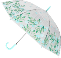 Зонт-трость Михи Михи Цветочки с 3D эффектом / MM10410 (голубой) - 
