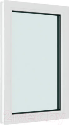 Окно ПВХ Brusbox Глухое 2 стекла (1100x700x70)