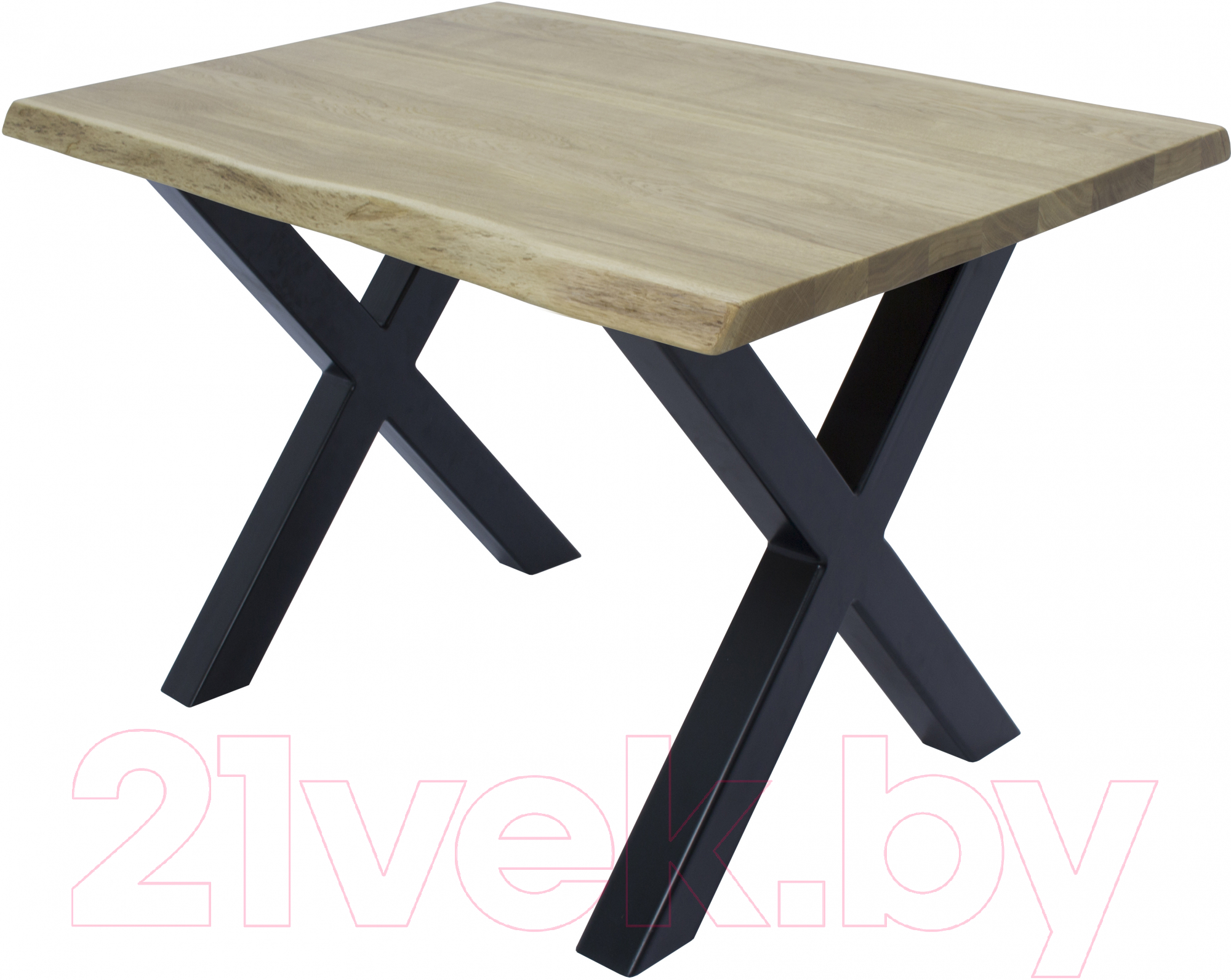 Обеденный стол Buro7 Икс с обзолом 110x80x76