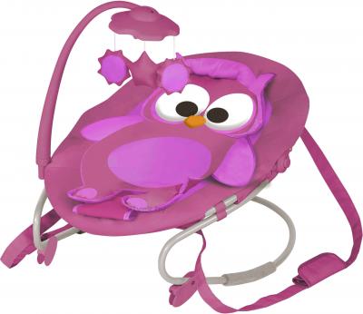 Детский шезлонг Lorelli Joy (Pink Owl) - общий вид