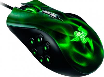 Мышь Razer Naga Hex (зеленый) - общий вид