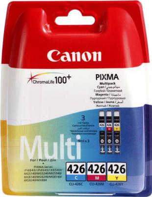 Комплект картриджей Canon CLI-426 C/M/Y Multipack - общий вид