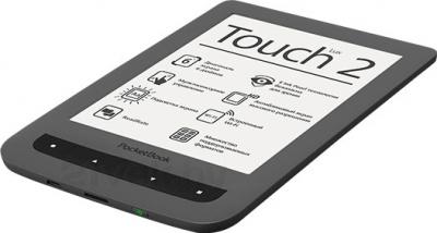 Электронная книга PocketBook Touch Lux 2 / 626 (серый) - общий вид