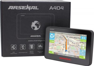 GPS навигатор Arsenal GPS A404 - с коробкой