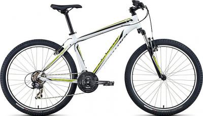 Велосипед Specialized HardRock (L, White-Lime-Black, 2014) - общий вид