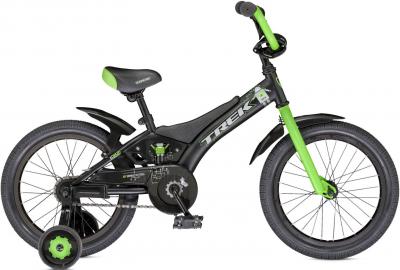 Детский велосипед Trek Jet 16 Boy’s (16, Black-Green, 2014) - общий вид