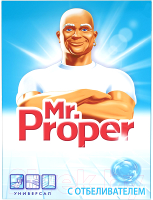 Универсальное чистящее средство Mr.Proper Универсал с отбеливателем (400г)