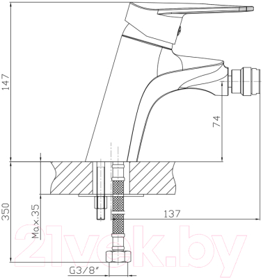 Смеситель Armatura Topaz 4017-015-00