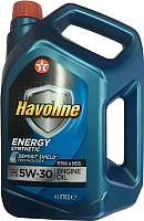 Моторное масло Texaco Havoline Energy 5W30 / 840123MHE (4л) - 