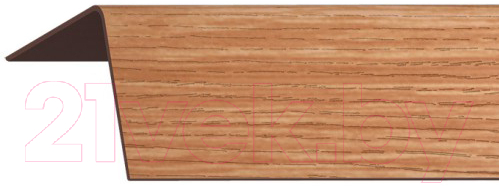 Уголок отделочный Rico Moulding 101 Вишня с тиснением (30x30x2700)