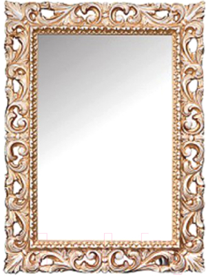 Зеркало Мебель-КМК Багира 2 0465.10 (белый/золото)