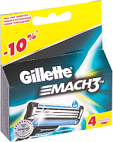 Набор сменных кассет Gillette Mach3 Start (4шт) - 