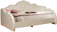 Кровать-тахта Мебель-КМК 900 Жемчужина 0380.9 (венге светлый/ясень жемчужный) - 