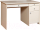 Письменный стол Мебель-КМК Жемчужина 03 0380.19 (венге светлый/ясень жемчужный) - 