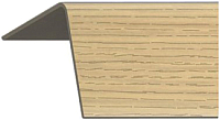 Уголок отделочный Rico Moulding 123 Дуб Золотистый с тиснением (40x40x2700) - 