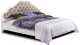 Двуспальная кровать Мебель-КМК Искушение 2 0647 (белый/белый глянец/astra 5) - 