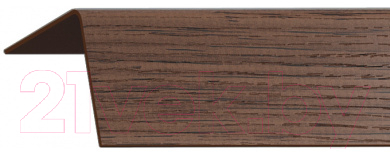 Уголок отделочный Rico Moulding 176 Венге с тиснением (40x40x2700)