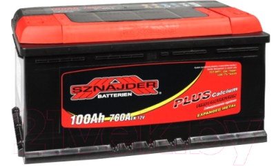 Автомобильный аккумулятор Sznajder Plus 100 R / 600 95 (100 А/ч)