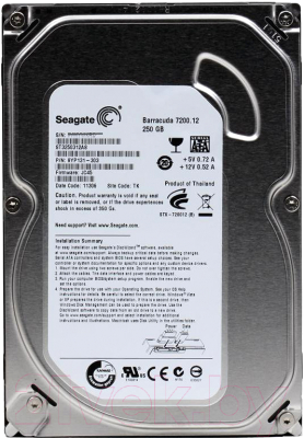 Жесткий диск Seagate Barracuda 7200.12 250 ГБ (ST3250318AS)