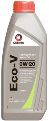 Моторное масло Comma Eco-V 0W20 / ECOV1L (1л)