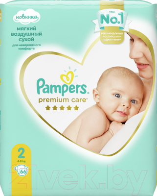 Подгузники детские Pampers Premium Care 2 Mini (66шт)